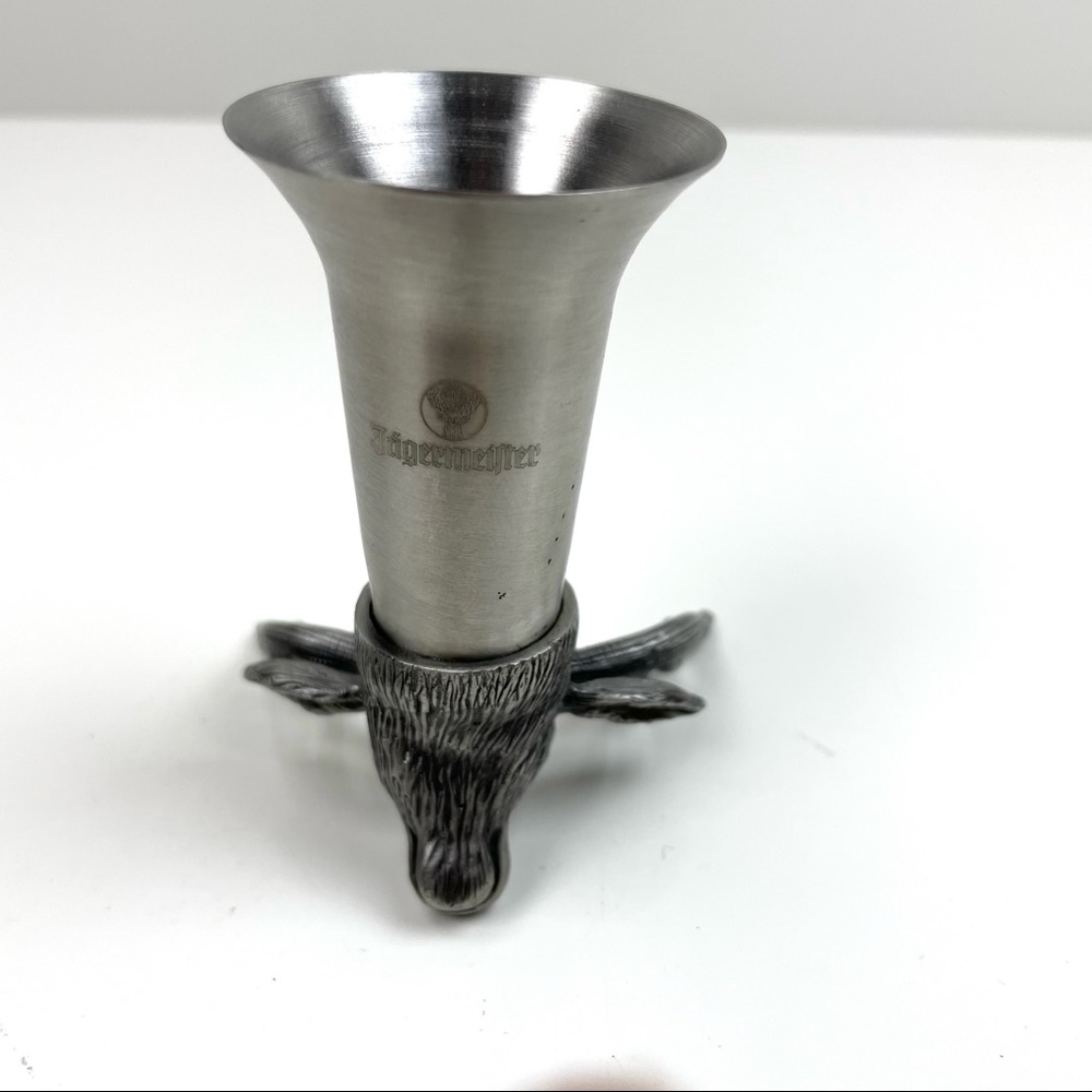 Jagermeister Stag Buck Head Metal Shot Glass
